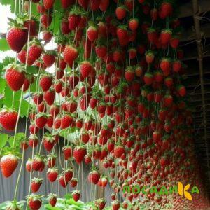 Клубника ампельная Анастасия купить по цене от 370р. в интернет-магазине «Посадика» с доставкой почтой в в Дрезнае и по всей России – [изображение №1].